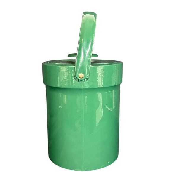 Green Vinyl Insulated Ice Bucket Ex - Picture 2 of 8
